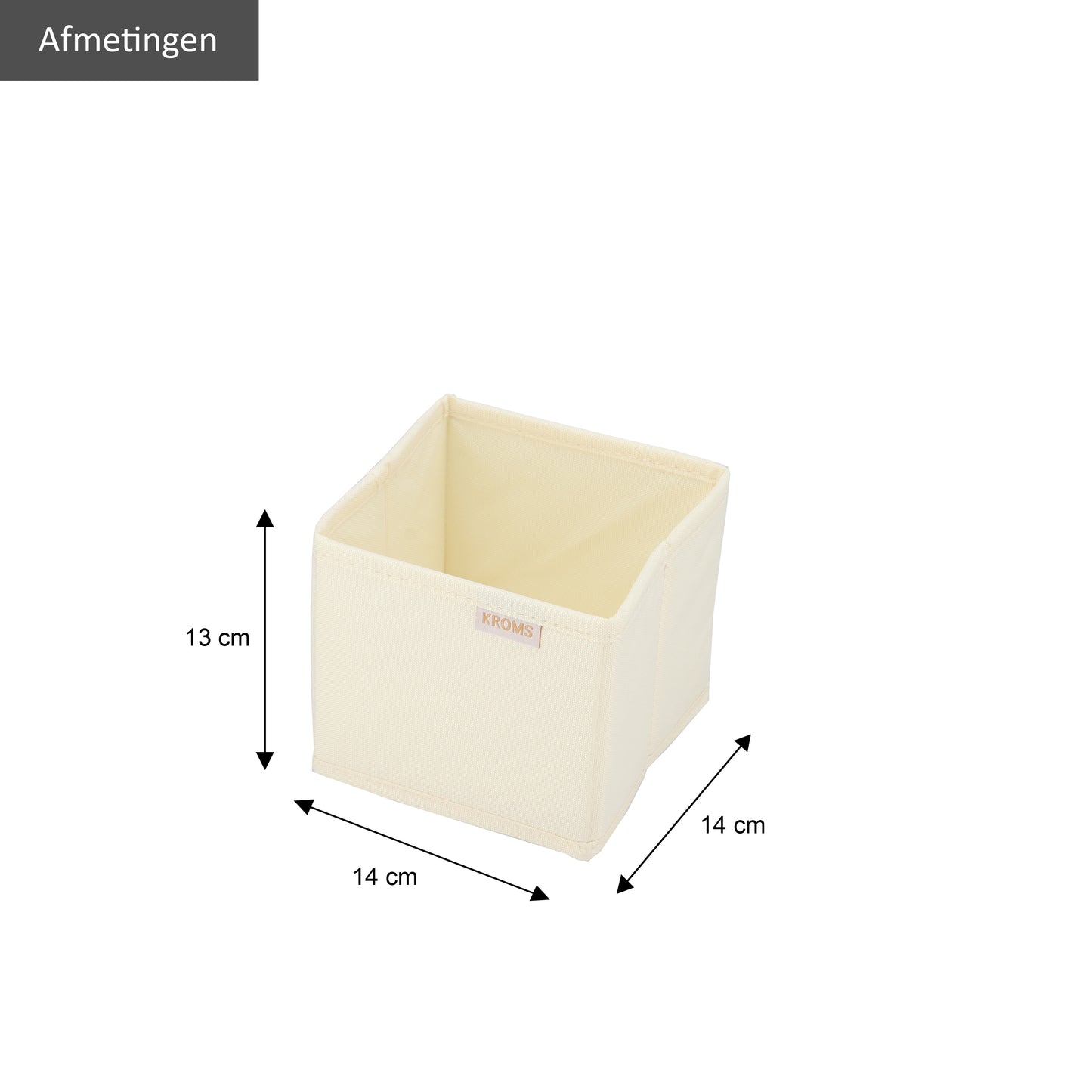Organizer Beige 14x14x13cm P/2