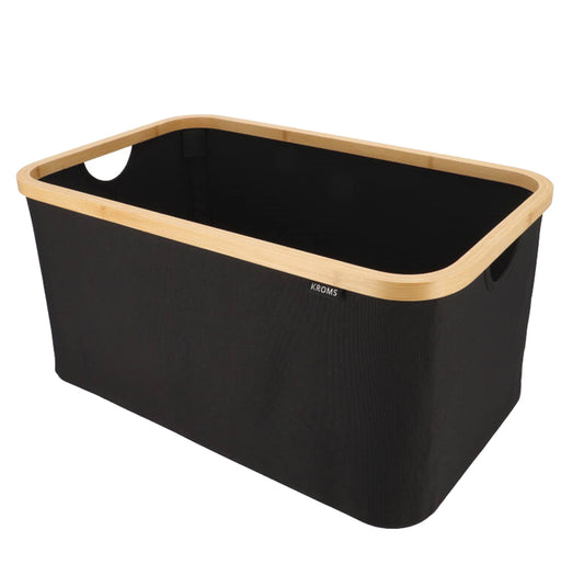 Wasmand opvouwbaar Zwart 45L