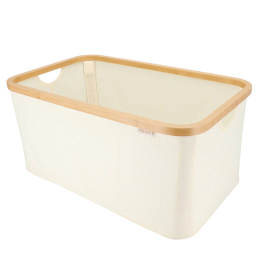 Wasmand opvouwbaar Beige 45L