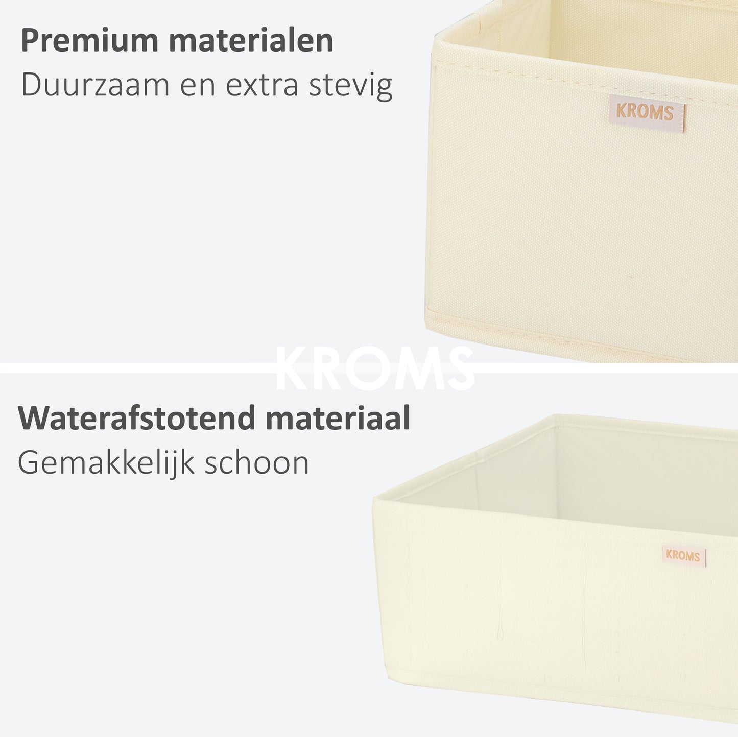 Organiseur XS Beige 14x14x13cm P/2