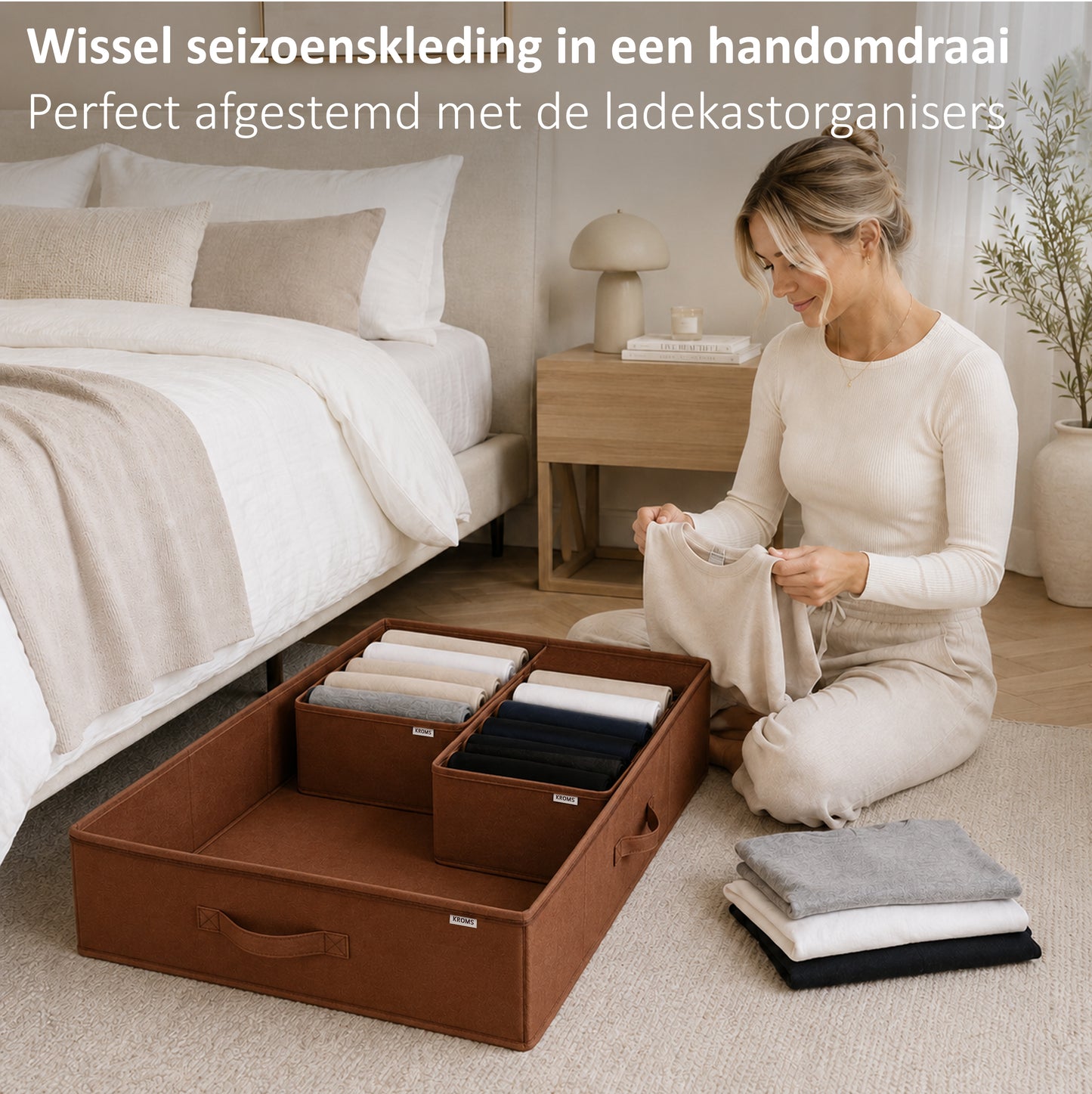 Underbed Organizer 90L Bruin