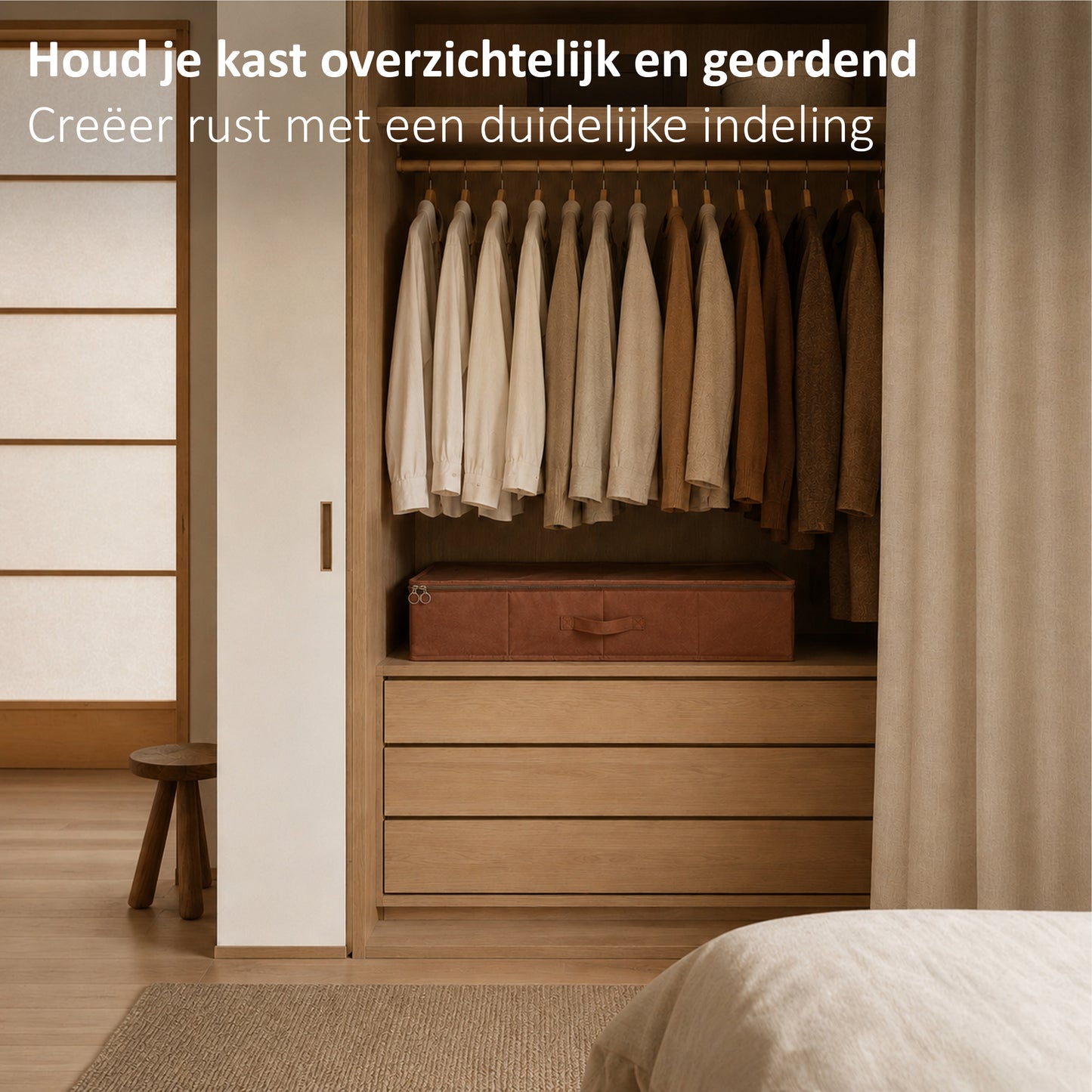 Underbed Organizer 90L Bruin