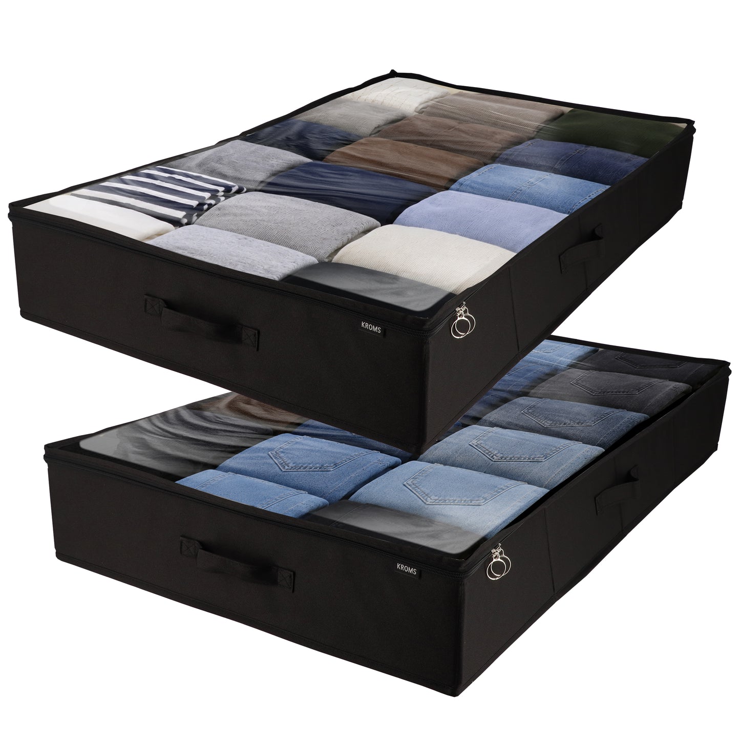 Underbed Organizer 90L Zwart