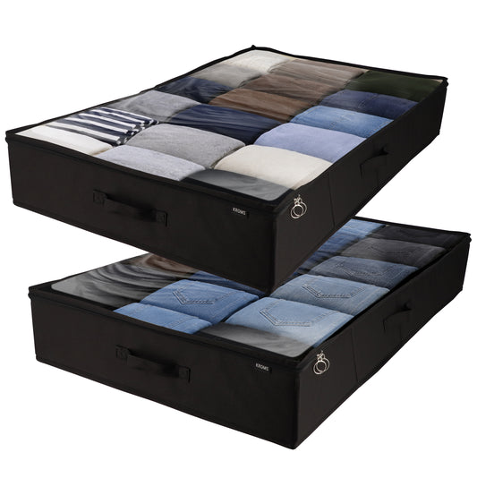 Underbed Organizer 90L Zwart