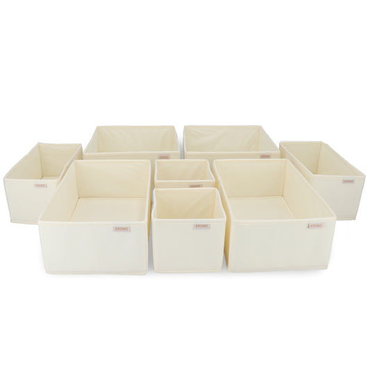 Organizer 8-delige set ladekast Beige