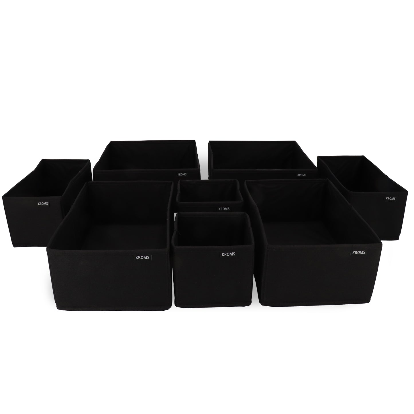 Organizer 8-delige set ladekast Zwart