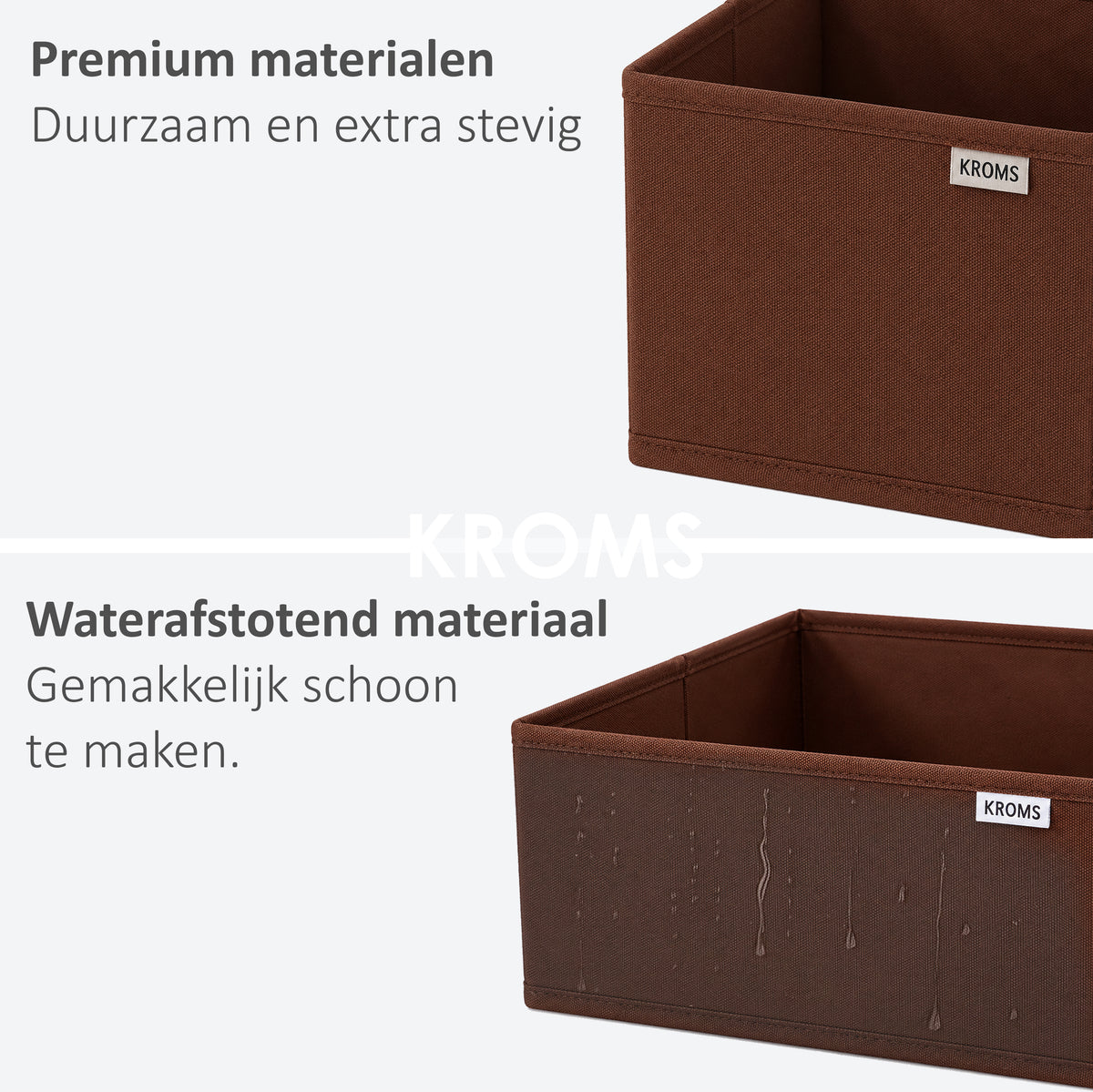 Organizer 8-delige set ladekast Bruin