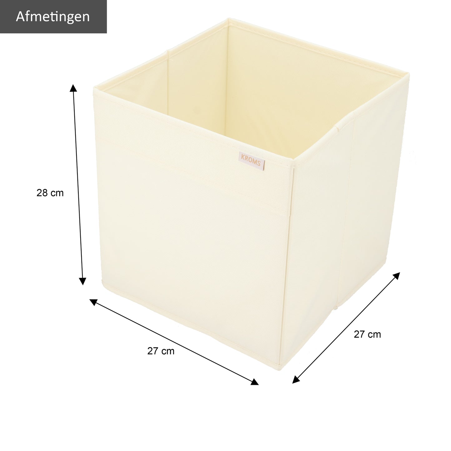 Organizer Beige 27x27x28cm P/2