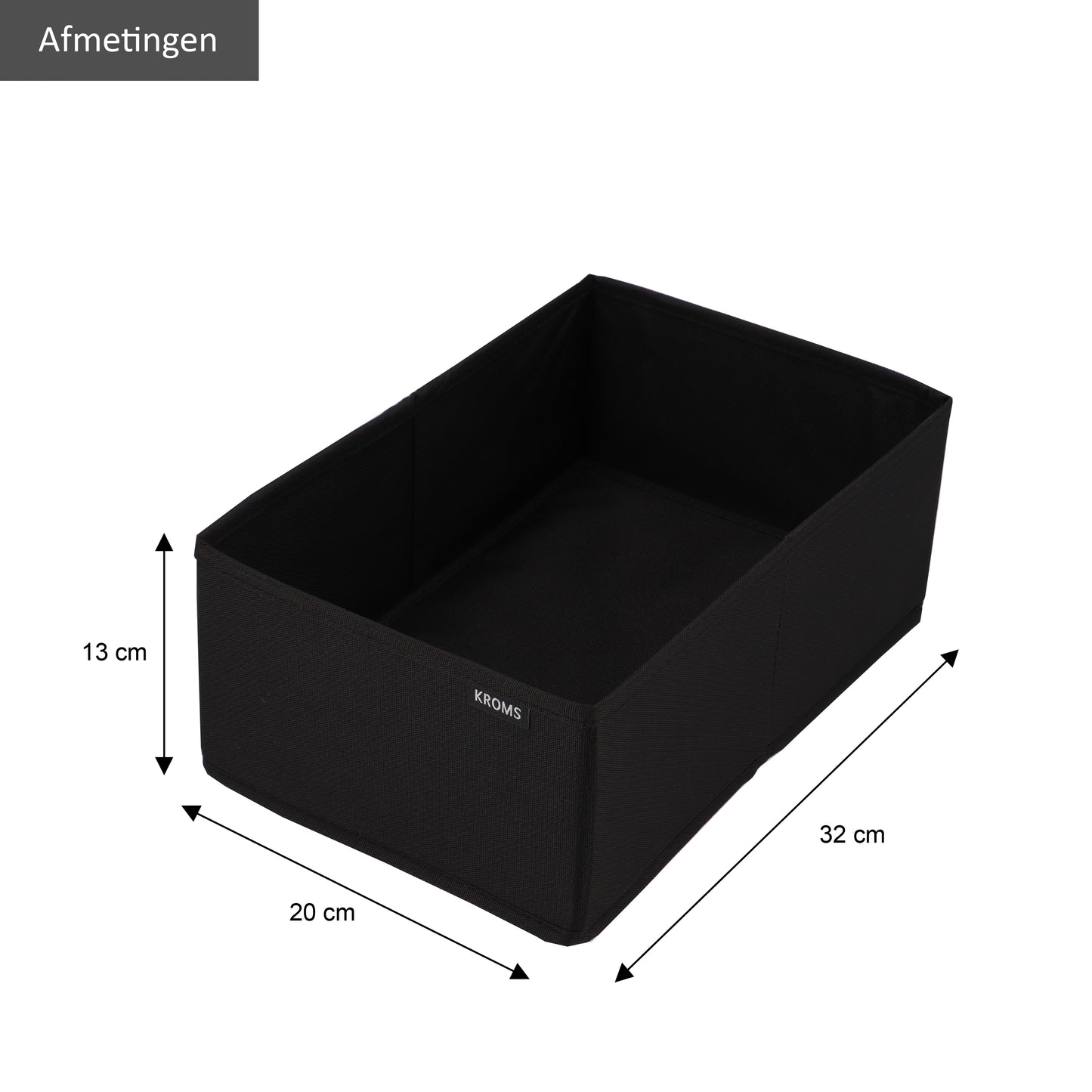 Organiseur M Noir 32x20x13cm P/2