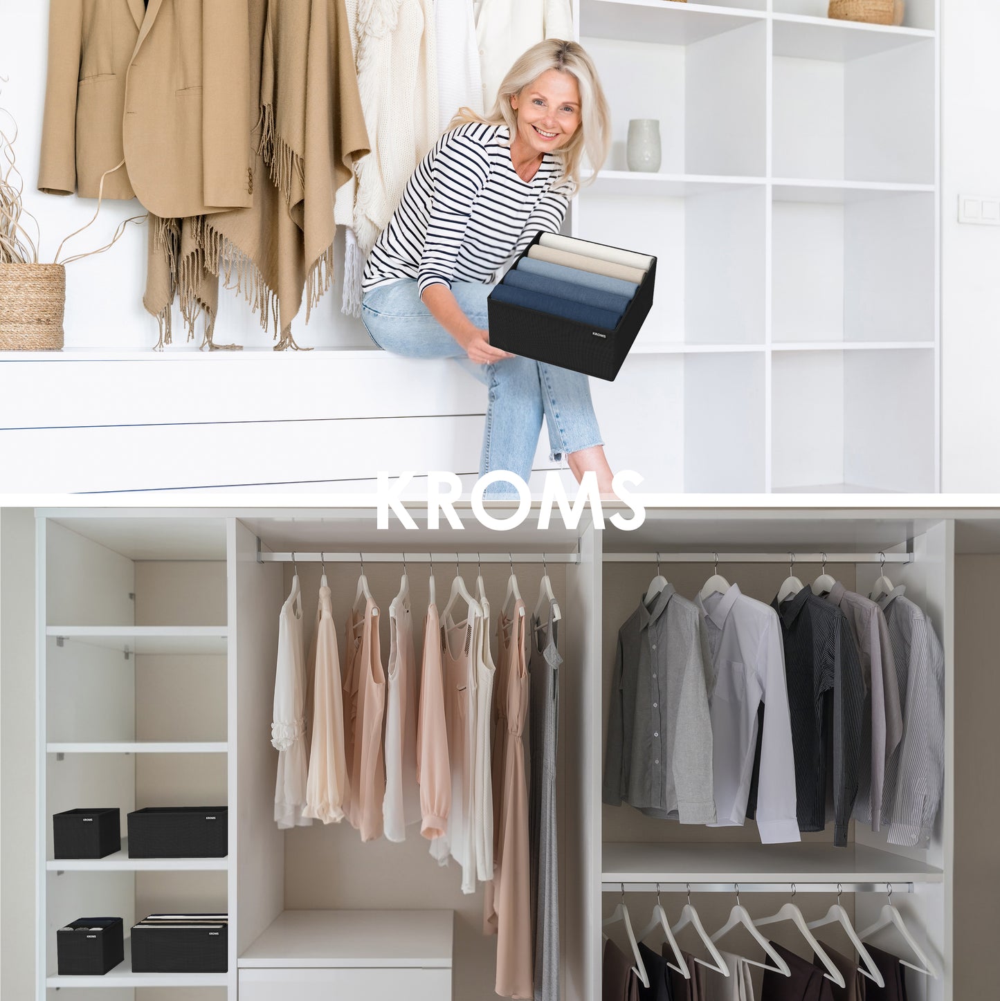 Organizer 8-delige set ladekast Zwart