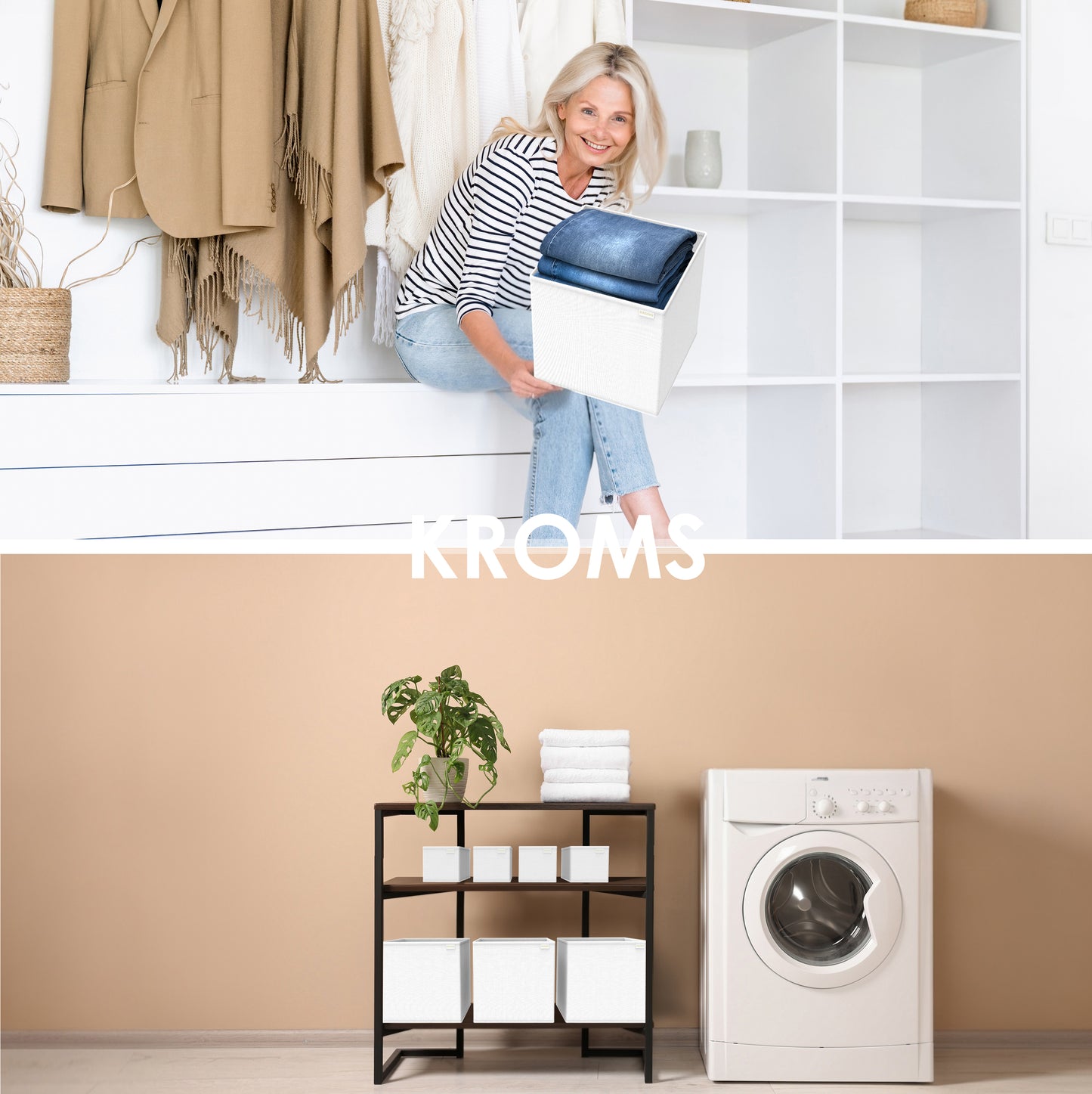 Organiseur XL Blanc 27x27x28cm P/2