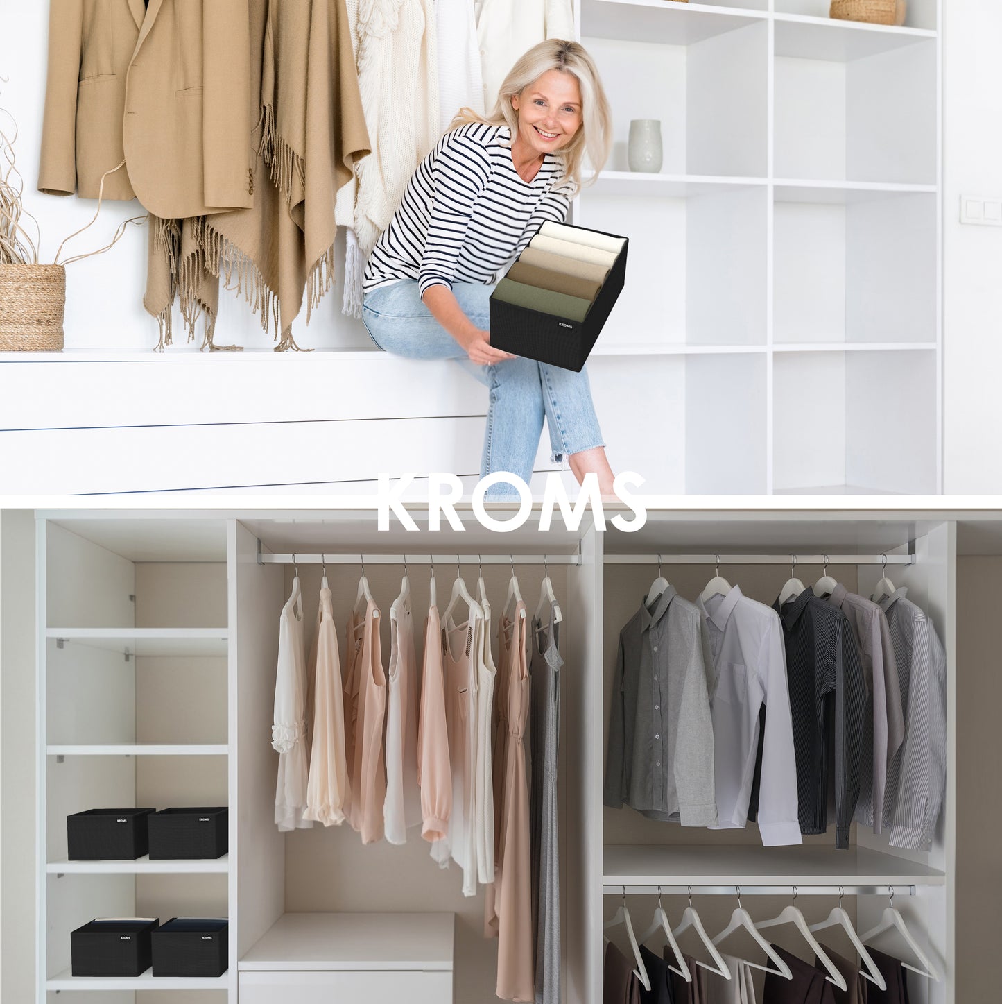 Organiseur M Noir 32x20x13cm P/2