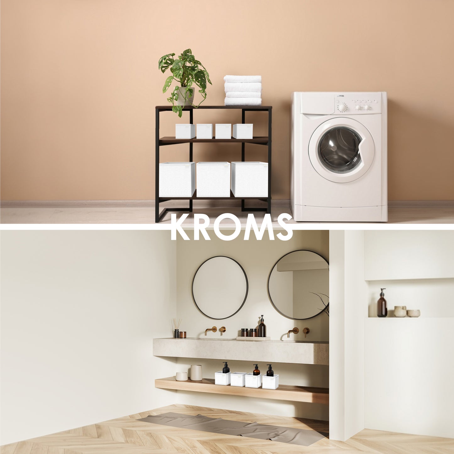 Organiseur XS Blanc 14x14x13cm P/2