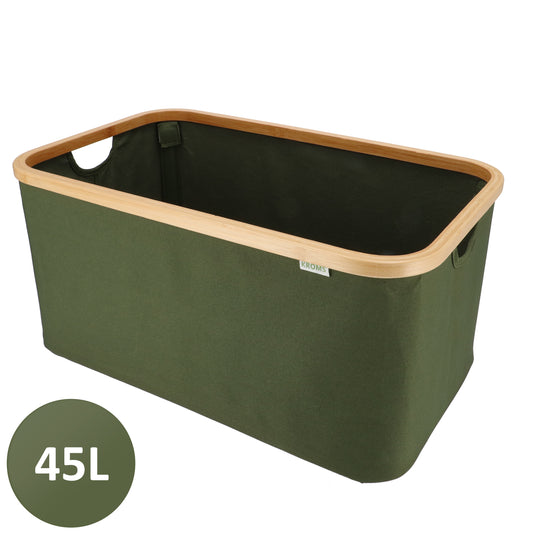 Wasmand opvouwbaar Olijfgroen 45L