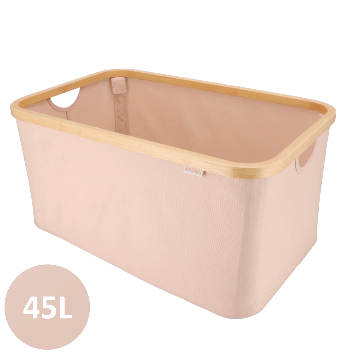 Wasmand opvouwbaar Zand 45L