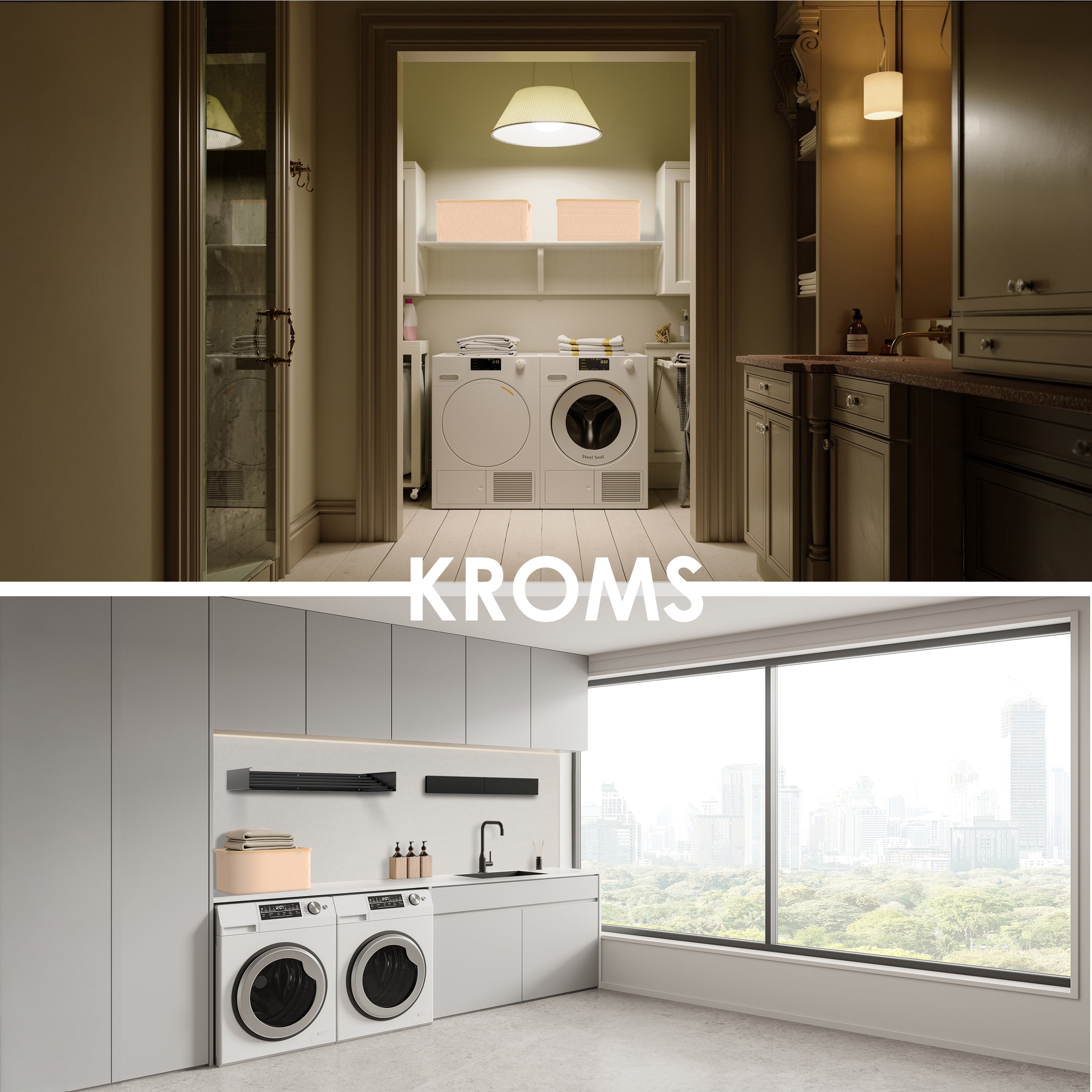 Wasmand opvouwbaar Zand 45L – KROMS